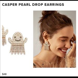 New Sold out baublebar ghost Casper earrings